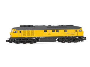 DB Bahnbau, Diesellokomotive 233 493-6 in gelber Farbgebung, Ep. VI