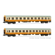 DR, 2er-Set Städte-Express, 1x Am + 1x Bm, orange/beige, Ep.IV