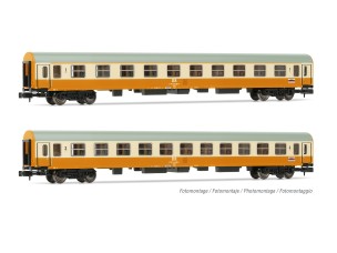 DR, 2er-Set Städte-Express, 1x Am + 1x Bm, orange/beige, Ep.IV