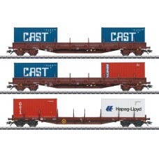 Containerwagen-Set SNCB