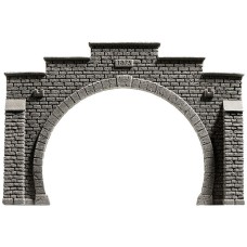 Tunnel-Portal 2-gleisig, 12,3 x 8,5 cm