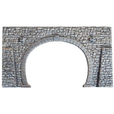 Tunnel-Portal 2-gleisig, 16 x 9 cm