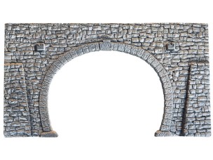 Tunnel-Portal 2-gleisig, 16 x 9 cm