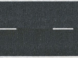 Teerstraße schwarz, 100 x 4,8 cm (aufgeteilt in 2 Rollen)